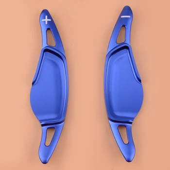 

2pcs Blue Steering Wheel Shift Paddle Shifter Extension Trim Fit For BMW X3 X4 X5 M5 Z4 5 7 Series 2019