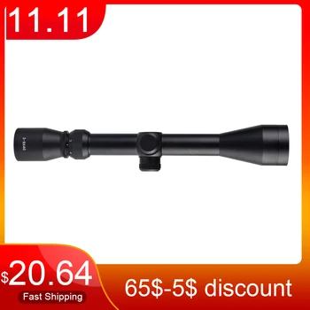 

3-9x40 Optic Scope Red Green Rangefinder Illuminated Optical Sniper Rifle Scope Hunting Scopes Riflescope