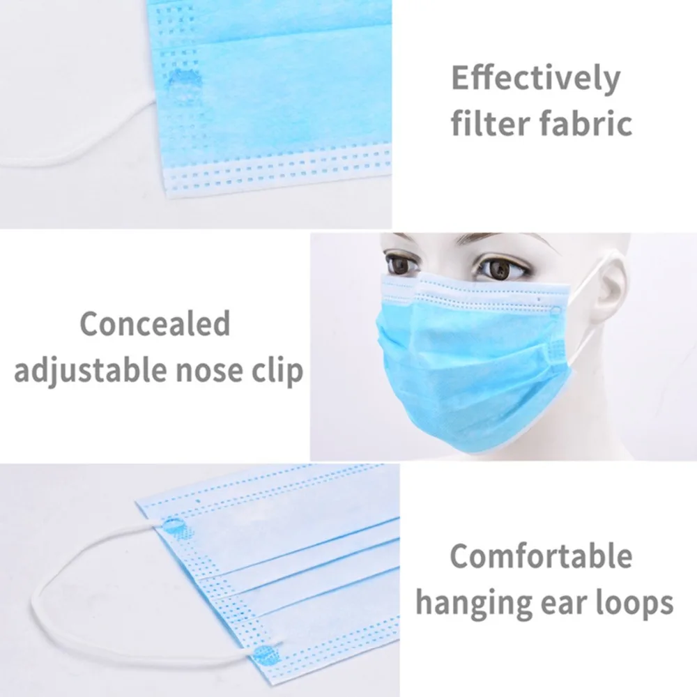 10pcs-20pcs-50pcs-Disposable-Mouth-Mask-Non-woven-Anti-dust-Face-Mask-Women-Men-Breathable-Face (1)