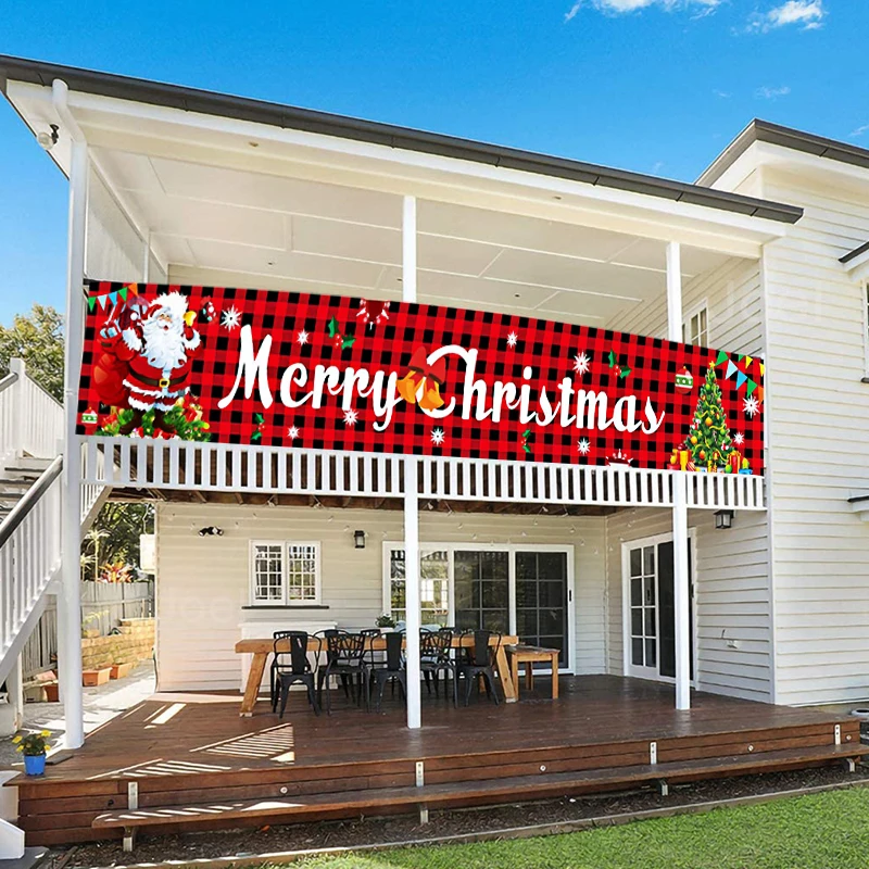 

Christmas Outdoor Banners Merry Christmas Decor For Home Christmas Ornament Santa Claus Xmas Gifts Navidad 2021 New Year 2022