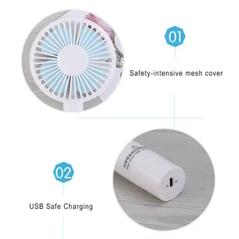 

Creative Personality Usb Mini Handheld Portable Automatic Shaking Head Small Fan Summer Portable Small Fan No Timing ICOCO