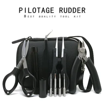 

Mini Coil DIY Kit Bag Vape Tools Master DIY Kit with Pliers for RDA RTA Atomizer Rebuild Tank E Cigarettte Vape Bag Tool Kit