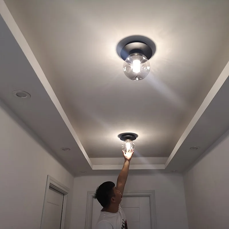 

Entrance lights ceiling ceiling Nordic balcony cloakroom creative entrance light luxury home modern minimalist corridor lights a