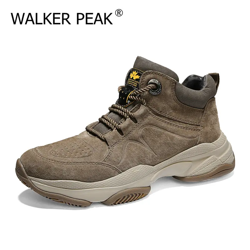 

100% Genuine Leather Men Winter Shoes comfortable Warm original design Casual Shoes Brand Mens Sneakers Footwear Chaussure Homme