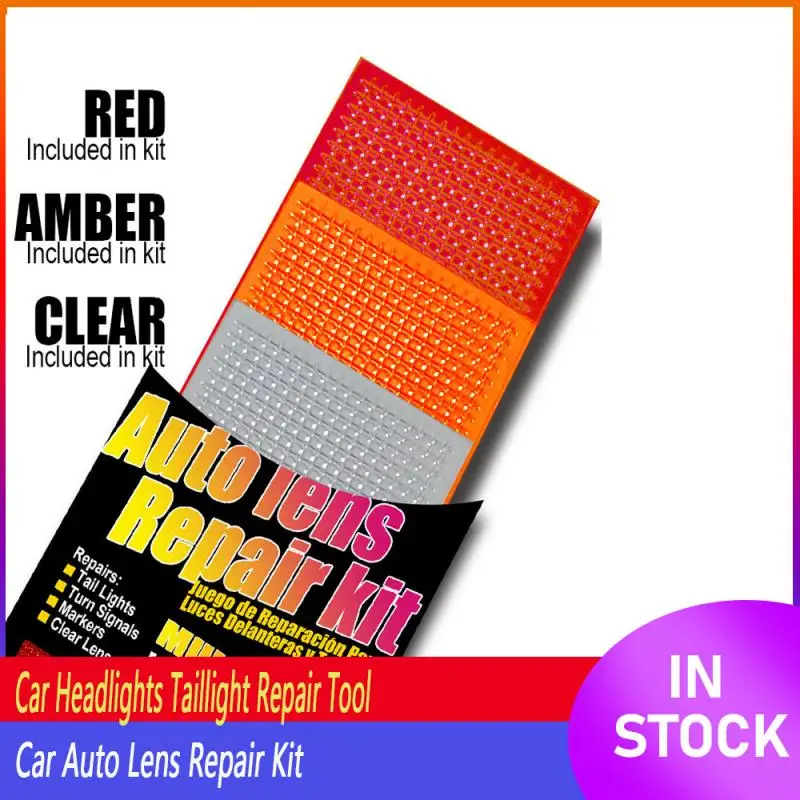 Car Auto Lens Repair Kit Car Headlights Taillight Repair Tool Set Car
