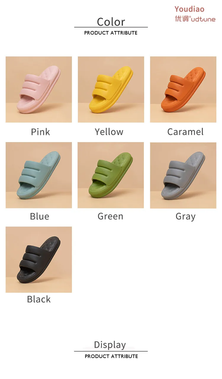 Multicolor Indoor Slippers-Ladies soft slippers and sandals shoes for women fashion