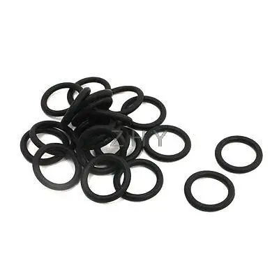 

29/32" x 43/64" Sealing Oil Filter PU O Rings Washers Gaskets 20Pcs