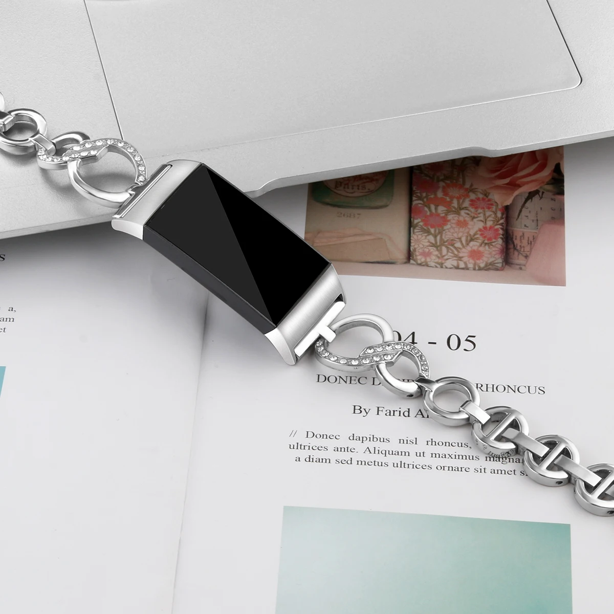 Для Fitbit Charge 3 ремешок для часов красиво Разработанный женский браслет из нержавеющей стали металлический цепной сменный ремешок для часов