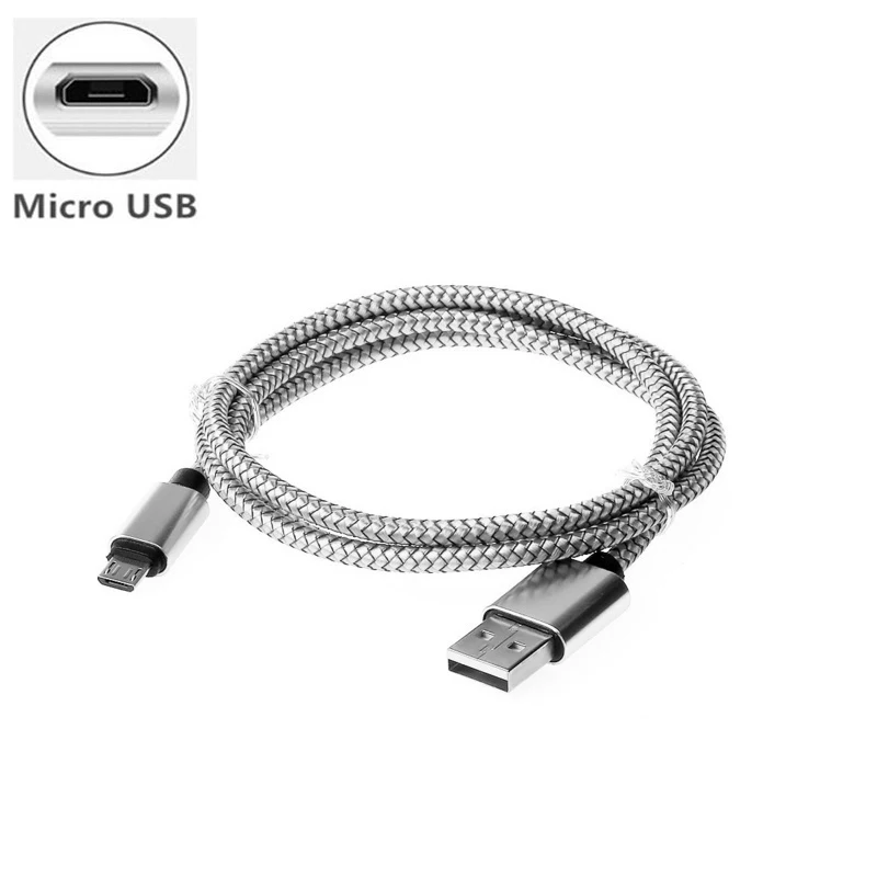 Быстрая зарядка Micro USB кабель для huawei G7 G9 Plus P9 P8 Lite Plus нейлон 1 м 2.4A быстрое зарядное устройство для смартфона кабель для передачи данных