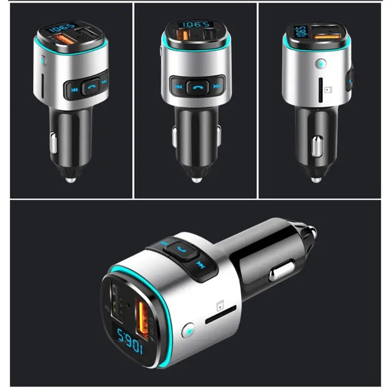 BC41 автомобильный комплект громкой связи Bluetooth fm-передатчик Модулятор MP3-плеер USB зарядное устройство функция памяти автоматического отключения питания
