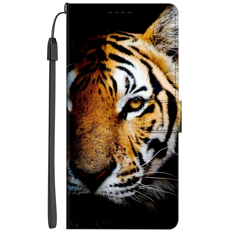 Elegant PU Leather Book Wallet Phone Case with Magnetic Closure and Card Holder Feature