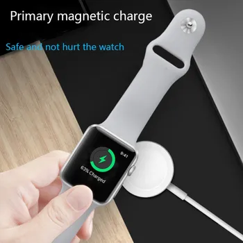 

Practical Magnet Adsorption Charger Cable with Wireless Charger Suitable for 38/40/42/44mm Version