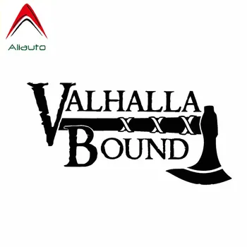 

Aliauto Cover Scratch Car Sticker Oem Valhalla Bound Viking Motorcycles Decoration Waterproof Reflective Decal Vinyl,16cm*8cm