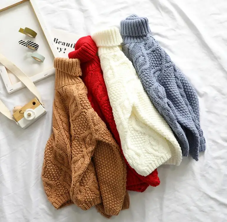 Новинка года; ; вязаный свитер для девочек и мальчиков; утепленный осенне-зимний модный детский пуловер; свитеры для детей 1-6 лет; HH910