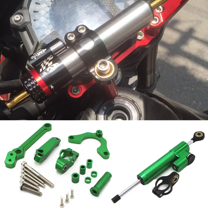 

Fast Shipping For KAWASAKI Z900 Z 900 2017-2019 Motorcycle accessories CNC Steering Damper Mounting Kit Stabilizer Adjustable