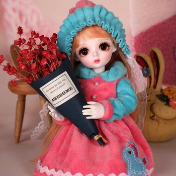 

Fashion 1/6 Nude BJD Doll Cute Girls BJD/SD Resin Figure Doll DIY Model Toy Gift Dolls For Girls Not Included Clothes Shoes Wig