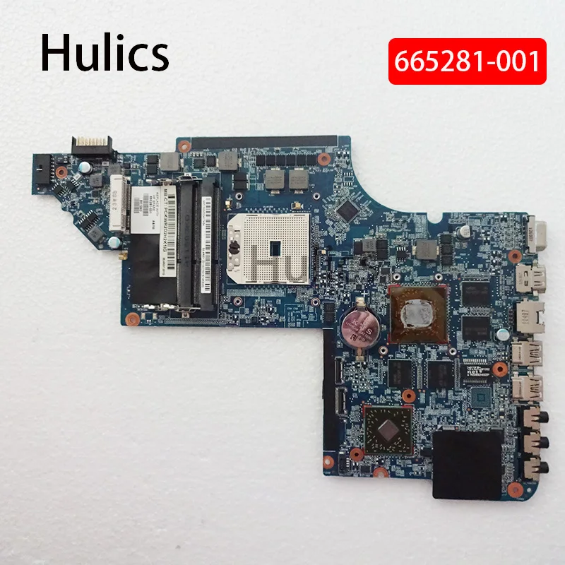 Hulics 66528 для hp DV6 DV6-6000 Материнская плата ноутбука 665281-001 DDR3