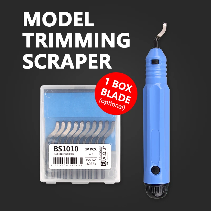 3D Printer Parts Fixed Handle Plastic Burr Pocket Knife NB1100 Scraper BS1010 Blades Trimming Neaten Deburring Head Cutter Tools