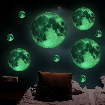 

Bedroom Glowing Stars Dark Home Wall Decoration Glow Sticker Stickers for That Fluorescent Shine In The Darkness on Ceiling Room