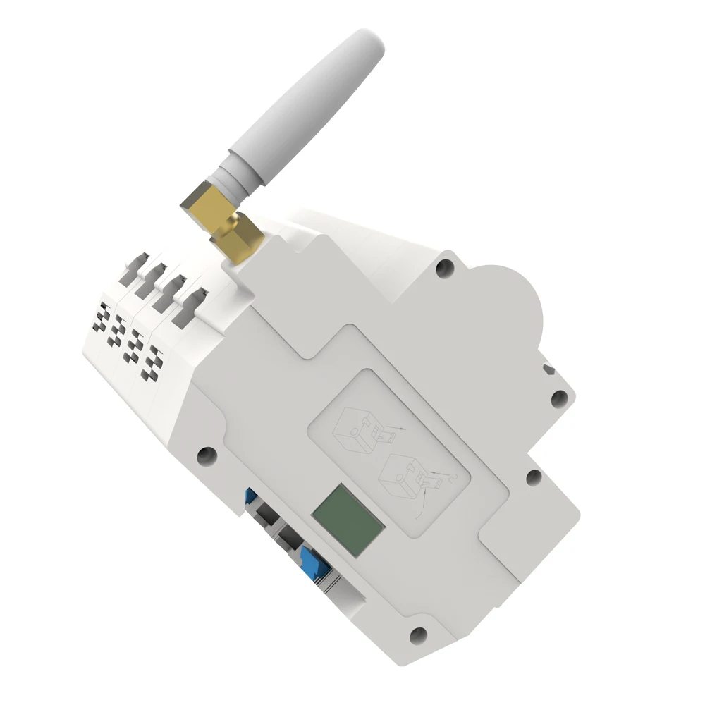 

Hot 4P WiFi Intelligent Circuit Breaker with Energy Monitoring and Meter Function Compactible with Alexa and Google Home 220V/38