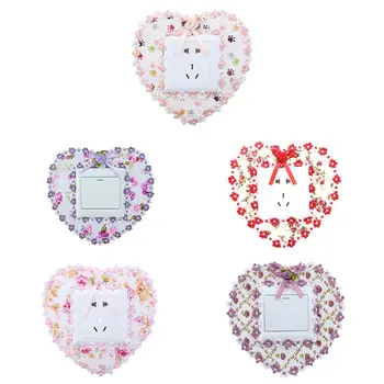 

Floral Light Switch Socket Finger Decals Wall Stickers Mural Decoration Wall Sticker Decor for Room Home Office