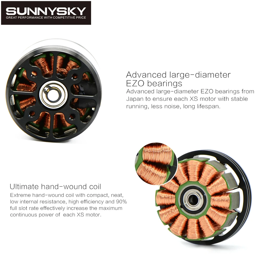 Высокоэффективный бесщеточный двигатель SunnySky X3515S 400KV для мультикоптера Rc 1