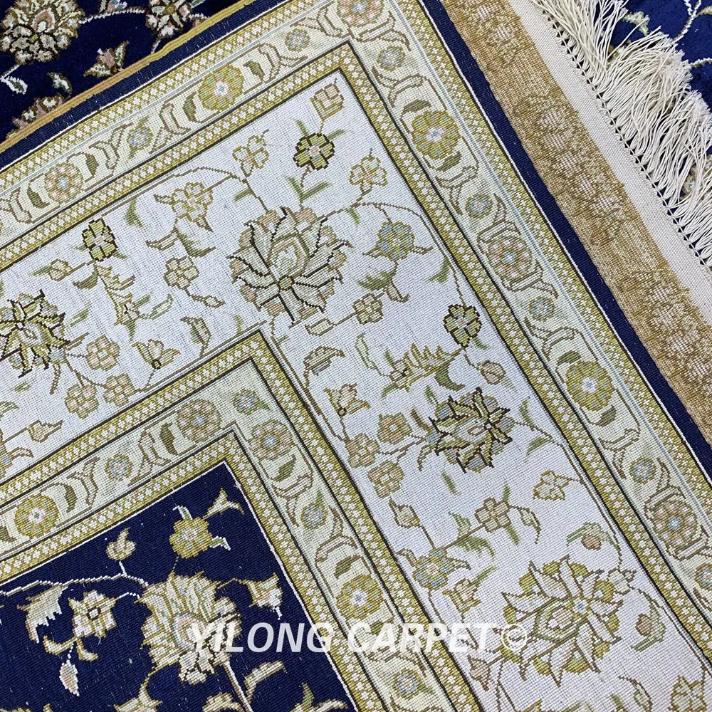 YILONG 5'x8' персидский шелковый ковер ручной работы Традиционный персидский ковер высокого качества(YXR360B