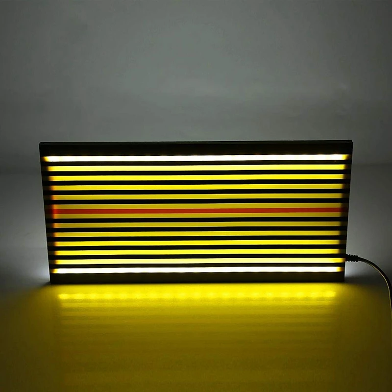 

Led Stripe Line Board Paintless Dent Removal Repair Tools with 5M Long Line and Adjustment Holder Yellow Light