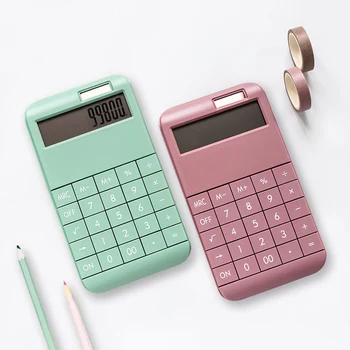 

Large-key Portable Solar-powered Computer for Student Calculation and Finance Calculator Simple Style