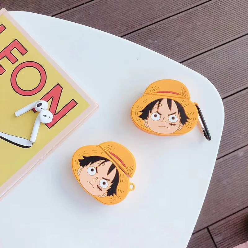 Аниме one piece Чоппер Луффи Мультфильм защитный чехол 3D Беспроводная Bluetooth гарнитура силиконовый Anmei чехол для противоударный