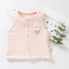 Г. Зимний стильный детский жилет, пальто бархатный жилет для новорожденных корейский стиль, однотонный теплый кардиган, жилет