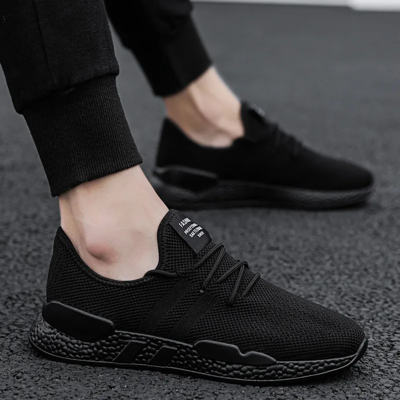 

2019 Spring New Style Network Cloth Shoes Korean-style Trendy Shoes Men Casual Sports Versatile Trend Breathable Running Shoes C