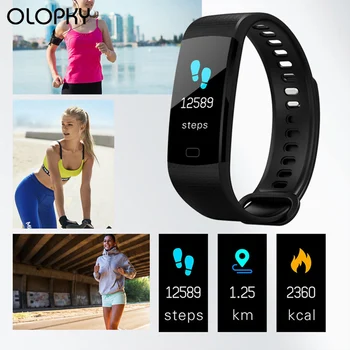 

New Smart band Heart Rate Tracker Fitness Tracker Sport Waterproof Bracelet Bluetooth Smart watch For Android Xiaomi Huawei IOS