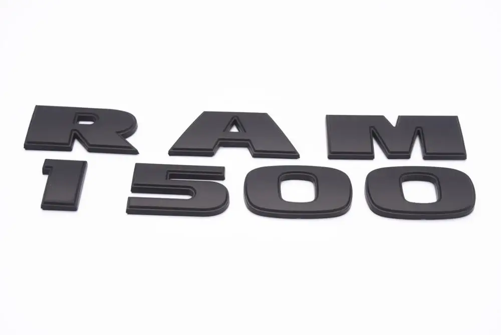 5 шт. черный подходит к Dodge ram 1500 эмблема значок 3D буквы L Матовый хеми 5,7 литровый логотип 4X4