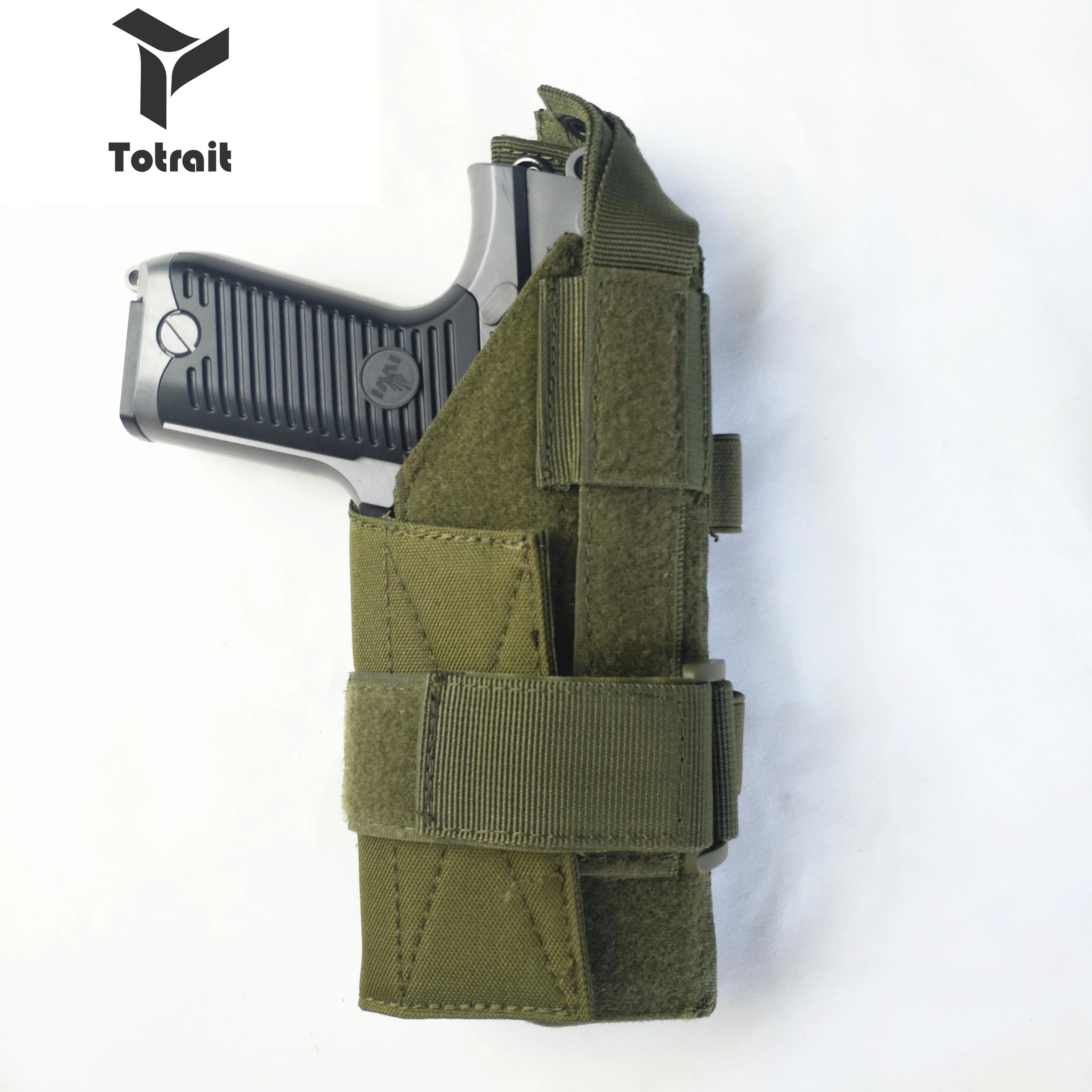 Тактический Пистолет шутеры Glock Серии Правша кобура утилита Регулируемый страйкбол чехол Tornado несколько MOLLE вертикальный - Цвет: green