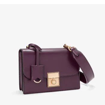 

2020 new fashion retro small square bag metal buckle hanging ladies flip shoulder bag diagonal female bag