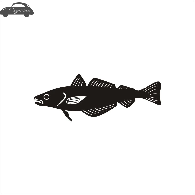 Pegatina Cod Fish Gadus Car Decal Gadus Morhua Posters Boat Decals Decor Mural Wall Sticker Angling Hooks Shop Vinyl