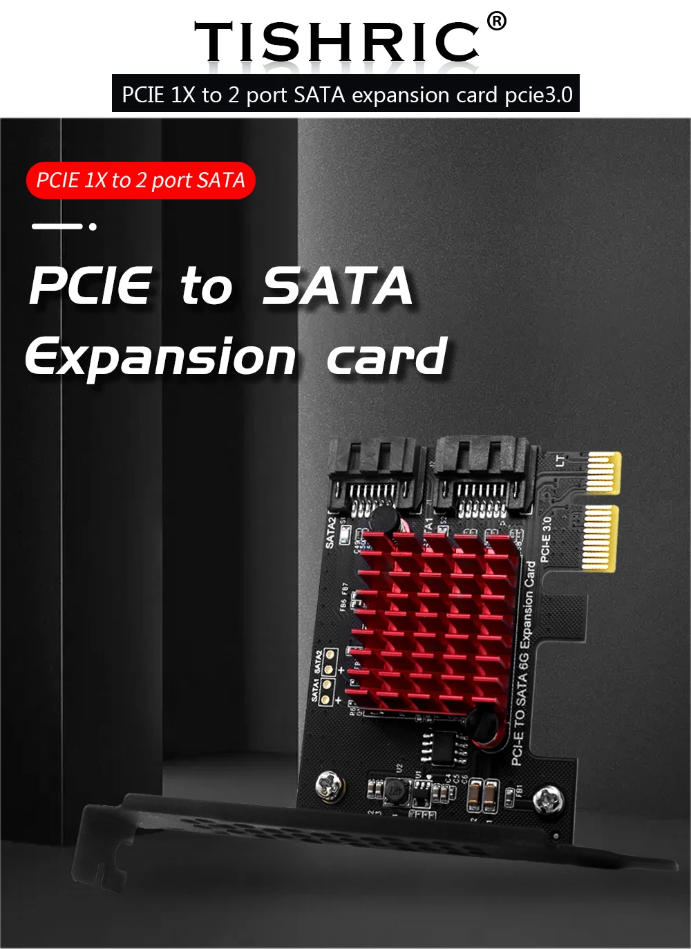 TISHRIC PCI-E SATA Controller Expansion Card - 6/8/10 Ports, ASM1166, PCI SATA3.0 Adapter Description Image.This Product Can Be Found With The Tag Names Adapter, Asm1166 6 ports, Asm1166 sata controller, Expansion card, Pci sata ide controller card