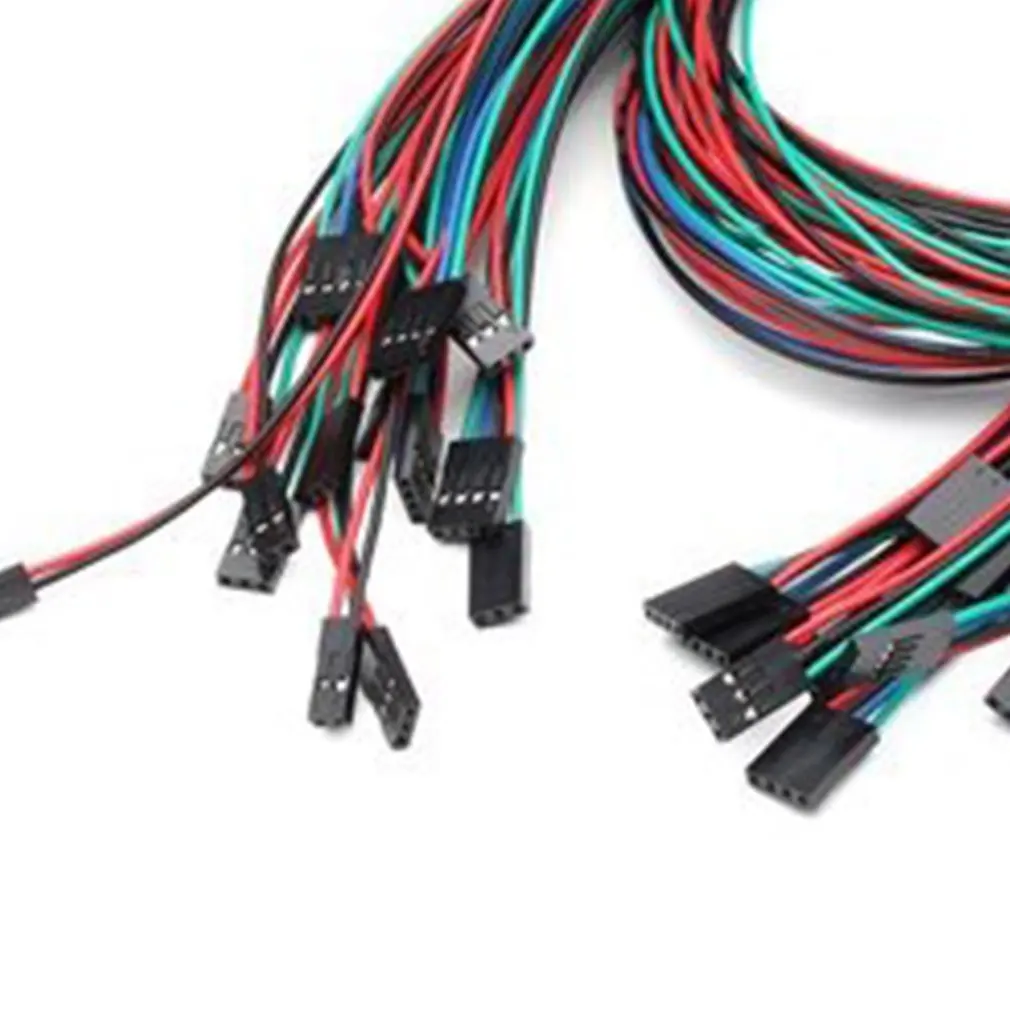 10Pcs70cm 3Pin кабель набор женский-Женский Перемычка провода для Arduino 3d принтера