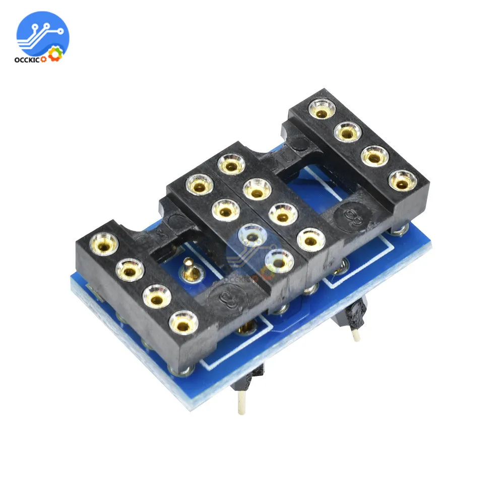 Двойной DIP8 К моно Opamp PCB + Pin Socket для NE5532 OPA627 OPA2132 TL072 P07|dip8|dip8 socket |