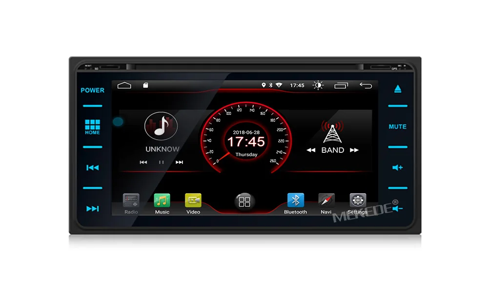 MEKEDE Android 9,0 2 din AV выход автомобильный мультимедийный dvd-плеер для TOYOTA COROLLA 2000-2006 сенсорный экран gps навигация радио