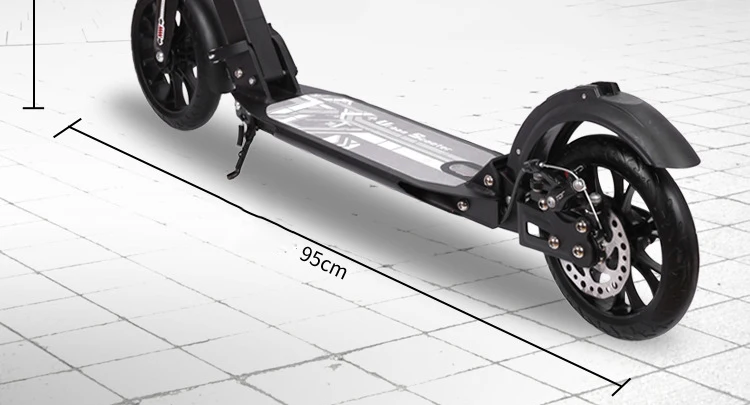 Big Wheel Scooter Youth Adult Scooter With Disc Brakes Double Shock Absorption, Foldable Commuter Scooter, Load 150Kg (Non-Electric) 26 Big Wheel Scooter Youth Adult Scooter With Disc Brakes Double Shock Absorption, Foldable Commuter Scooter, Load 150Kg (Non-Electric)