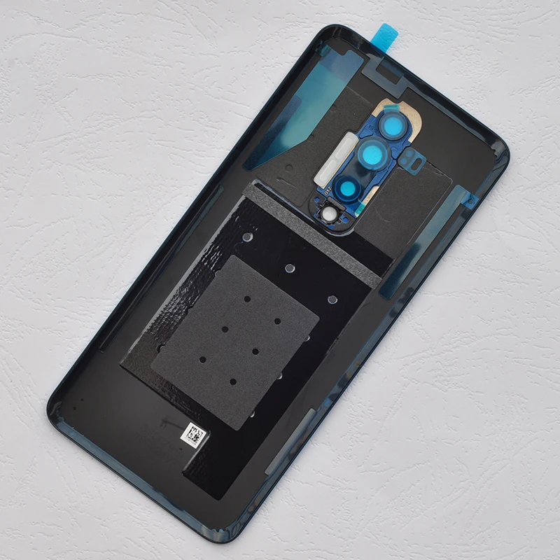 Для Oneplus 7T Pro, стеклянный задний корпус, чехол для батареи с объективом камеры+ логотип 1+ 7t Pro, запасная часть