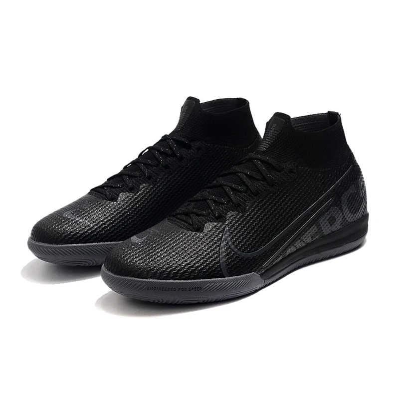 Nike Mercurial Superfly 7 Elite IC 40-44 футбольные бутсы, мужские синие бутсы, футбольная обувь Flyknit для помещений