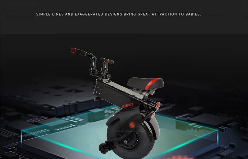 Daibot Electric Unicycle With Seat 18 Inch One Wheel Self-balancing Motorcycle Adults Electric Scooter 1000W 60V 90KM (28)