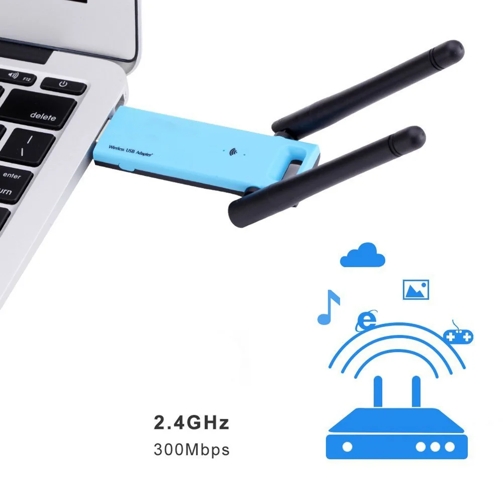 300 Мбит/с Wi-Fi ретранслятор USB интерфейс прочная двойная антенна мини Усилитель сигнала Усилитель сети расширитель интернет офис беспроводной