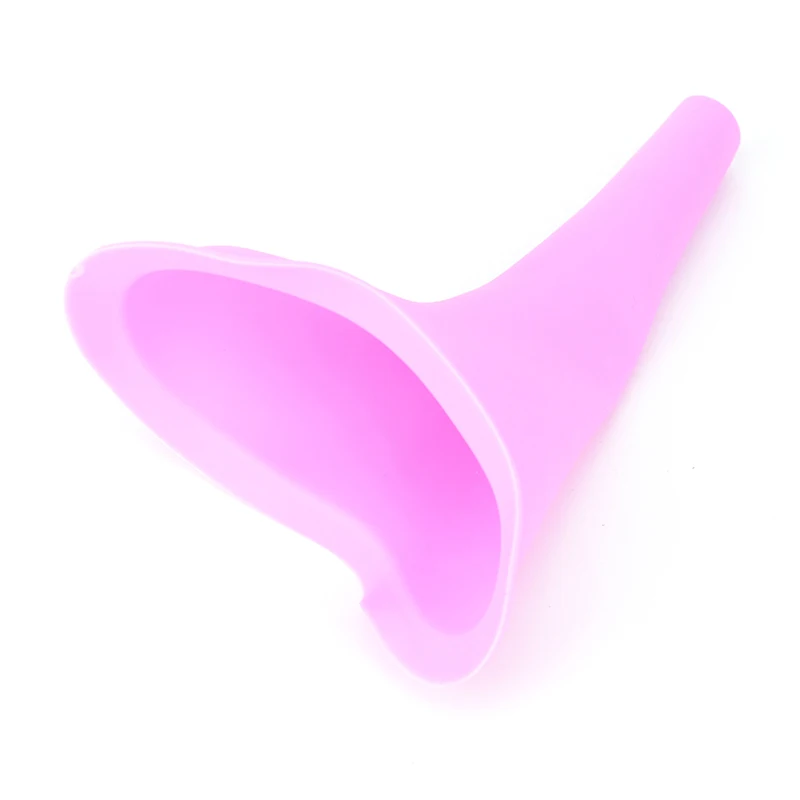 Silicone Women Urinal Soft Women Camping Urine Device Funnel Urinal Travel Urination Toilet Female Stand Up Pee Tools