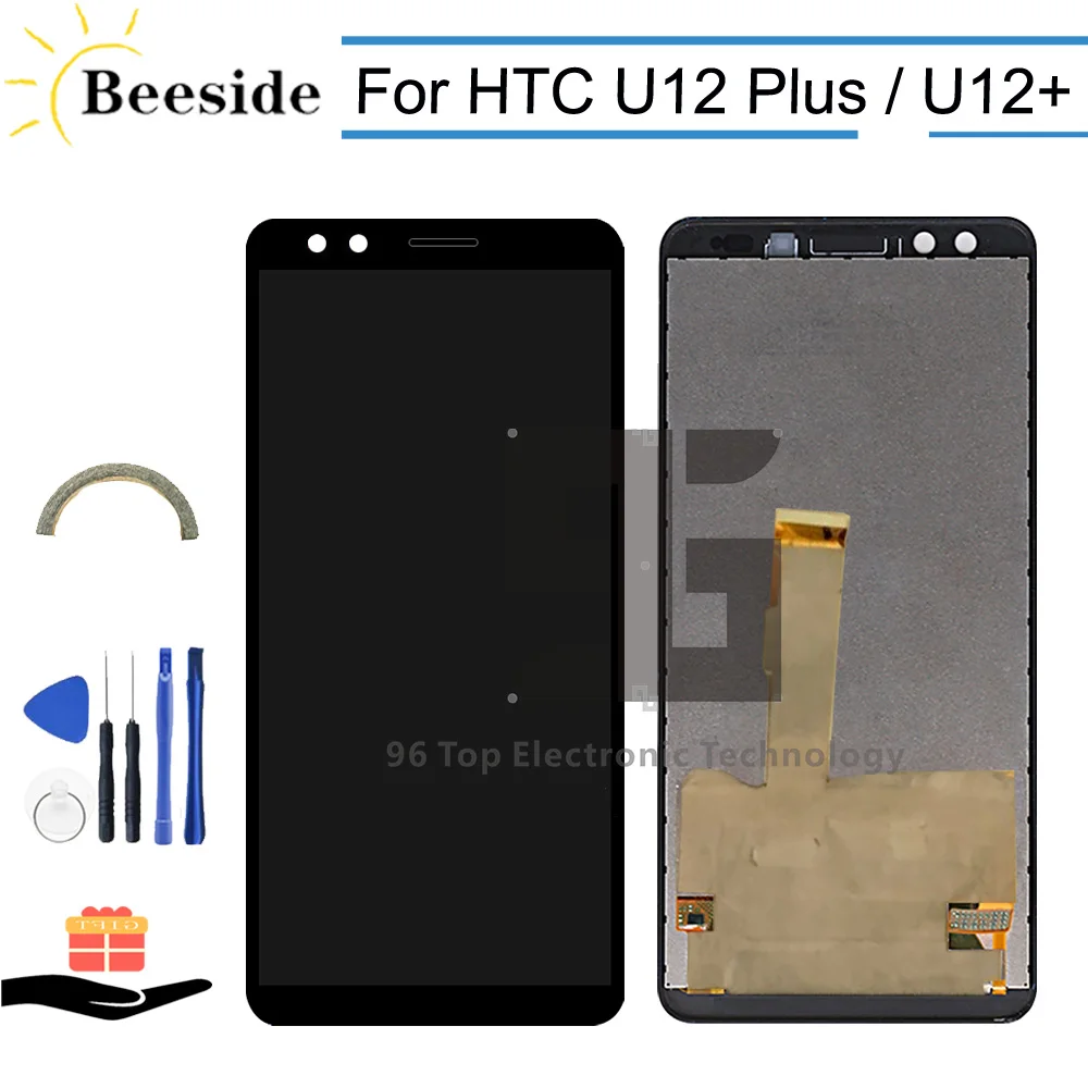 

AA+ Quality LCD 6.0'' For HTC U12 Plus LCD Display Touch Screen Digitizer Assembly Replace For HTC U12+ With Tools