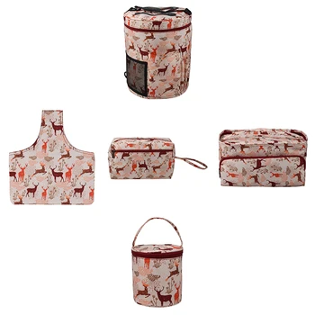 

Empty Knitting Bag Yarn Storage Crochet Bag for Crochet Hook and Knitting Needle Sewing Tools Accessories for Mom