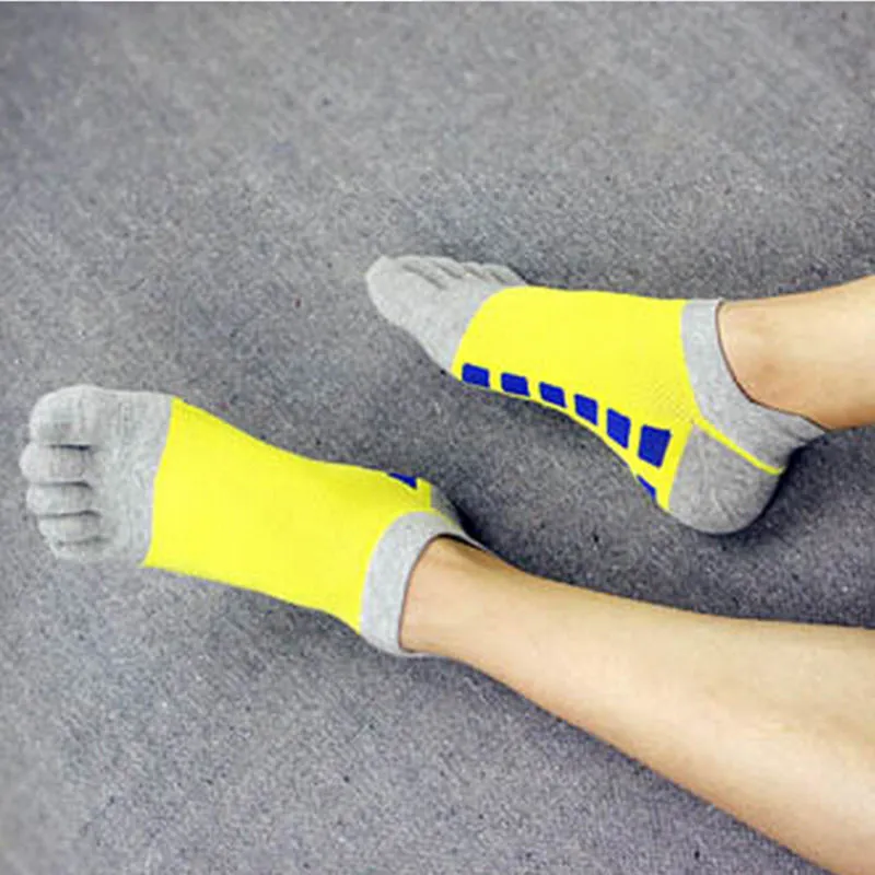 4 цвета Новые мужские носки хлопок Meias пять пальцев носки Повседневные Дышащие носки с пальцами Calcetines короткие носки